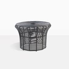 Wholesale outdoor furniture portable foldable camping picnic table and chair set ,outdoor foldable aluminum coffee table. Poppi Small Outdoor Side Table In Black Patio Furniture Teak Warehouse