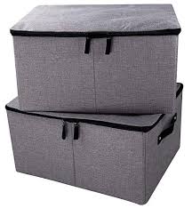 Staubdichtes Closet Kleidung Aufbewahrungsboxen Mit Reissverschluss Breathable Fabric Collasible De Aufbewahrungsbox Aufbewahrung Aufbewahrungsbox Mit Deckel