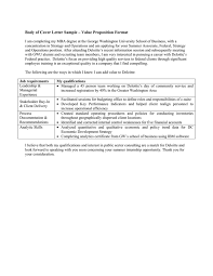 Technically, a cover letter is only required when the job posting or company specifically state so. Value Proposition Style Cover Letter Sample
