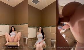 Sarahfucknsaxah Gets Fucked In A Public Bathroom Stall In This OnlyFans  Video | Thothub.