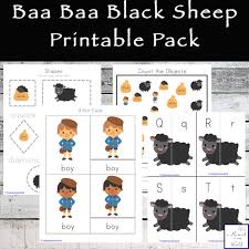 To ensure that all the papers we send to our clients are plagiarism free, they are all passed through a plagiarism detecting software. Baa Baa Black Sheep Printable Pack Simple Living Creative Learning