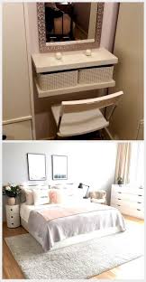 Diy Dressing Table 2 Floating Shelves Boxes Seat And Mirror Do It Yourself Decoration 2020 Tekli Raf Dekor Raf