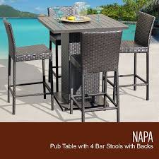 If your goal is to. Napa Pub Table Set W Barstools 5 Piece Outdoor Wicker Patio Furniture In Espres Barstool Wicker Outdoor Furniture Set Wicker Patio Furniture Pub Table Sets