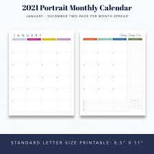 Cara download prefill aplikasi dapodik 2021 #prefill_dapodik #cara_download_prefill_dapodik. Standard 8 5 X 11 12 Month Portrait Calendar Etsy