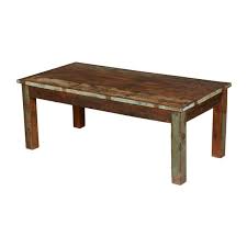 Distress the piece with sandpaper and steel wool once the piece is fully dry, you can begin to remove some of the paint and distress the piece with steel wool and sandpaper. Farmhouse Distressed Reclaimed Wood Rustic Coffee Table