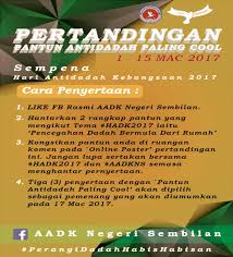 Pamplet untuk minggu anti dadah peringkat sekolahfull description. Aadk Negeri Sembilan Mari Semarakkan Kempen Hari Antidadah Kebangsaan Pencegahandadahbermuladarirumah Dengan Menyertai Pertandingan Pantun Antidadah Paling Cool Aadk Negeri Sembilan Ingin Menghadiahkan 3 Orang Followers Kami Yang Kreatif