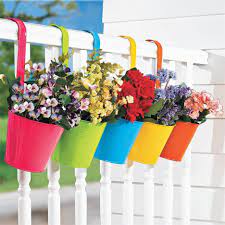 Vertical Garden Planters Featuring Apartment Balcony Pots For Gardening And Green Plants Balcony Hanging Planter Balcony Planters Flower Pots