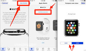 compare actual apple watch sizes with an iphone osxdaily