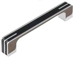 Rather than replacing the cabinets, give them a facelift with a fresh coat of paint and some new pull knobs. Black Silver Drawer Pull Cabinet Handle Dresser Pulls Kitchen Door Handles Hardware Modern Chrome Length 5 6 143 Mm C C 5 128 Mm Pulls Amazon Canada