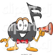 Check spelling or type a new query. Vector Of A Cartoon Music Note Holding A Megaphone By Toons4biz 10637