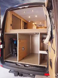 60 Sprinter Camper Conversion Van Platform Bed Seats 5 Sleeps 4 Van Van Interior Camper Beds Van Conversion Interior