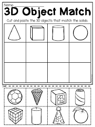 Here are some free printable worksheets for shapes tracing and coloring. Kindergarten 2d And 3d Shapes Worksheets By My Teaching Pal Tpt Cute766