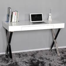 Isabella white gloss 2 drawer dressing table with gold trim. White Gloss Dressing Table In Home Office Furniture For Sale Ebay