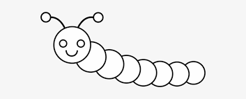 Free and original cute valentine's day caterpillar clip art image for teachers, classroom lessons, scrapbooking, web pages, blogs, print and. Hungry Caterpillar Clipart Black And White Outline Caterpillar Black And White 550x252 Png Download Pngkit