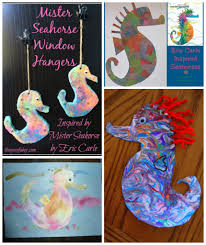 Bubbles sound chip, baby seahorse for in and out play, textured. The Ultimate List Of Eric Carle Activities