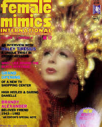 A photograph of Marlow Monique Dickson posing in a sequined dress. Marlow  was a contestant in the 1967 Miss All-American Camp Beauty Pageant and is  featured in the 1968 documentary The Queen.