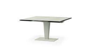 Table Repas Avec Plateau Et Allonges Composite En Verre Epaisseur 10 Mm Et Ceramique Savo Table Carree Avec Rallonge Table De Repas Carree Table Salle A Manger