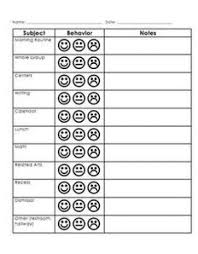 Printable Behavior Charts Online Charts Collection
