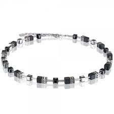 Collection by rainbow bridge jewelers. Coeur De Lion Geocube Halskette Onyx Schwarz Silber 4018 10 1317 Juwelier Kleinschnitz