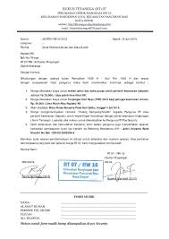 Contoh Surat Pemberitahuan Acara Hut Ri Buku Tua Surat Sekolah