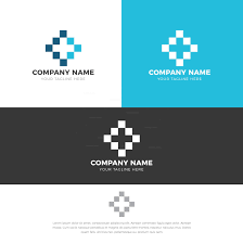 Make a circle logo for free now! Pixel Logo Design Template 002110 Template Catalog