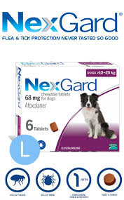 Nexgard Chewable Tablets For Dogs 10 25kg L