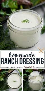 Homemade Ranch Dressing Tastes Far Better Than Any Store Bought Ranch Dressing Homemade Ranch Dressing Recipe Homemade Homemade Ranch Dressing Homemade Ranch