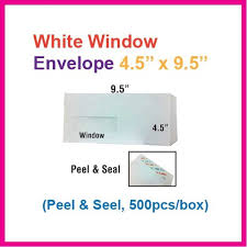 Sebuah surat sampul, surat pengantar, surat motivasi, atau sebuah surat motivasi adalah sebuah surat perkenalan yang melekat kepada, atau yang menyertai dokumen lain seperti résumé atau curriculum vitae. 4 5 X 9 5 White Window Envelope 500pcs Sampul Surat Putih 4 5 X 9 5 Inch 114 X