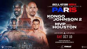 In the united states, bellator can be seen on paramount network, the mma television leader. Cheick Kongo Michael Venom Page Featured On Bellator S Debut In Paris Dazn News Germany