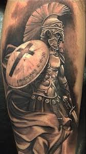 Spartan Warrior Tattoo For Men Tattoosformen Tattoosformenbadass Warrior Tattoos Warrior Tattoo Warrior Tattoo Sleeve