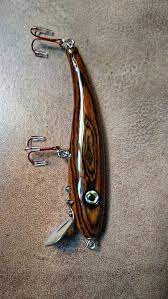 Wooden Fishing Lure Barewood Zebra Minnow Diver Handmade Homemade Fishing Lures Fishing Tips Diy Fishing Lures