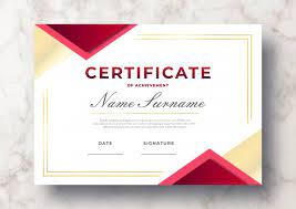 Quickly create certificate and reward student, sportsperson, employees etc who've earned it. Certificate Images Free Vectors Stock Photos Psd