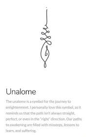 Unalome The Unalome Is A Symbol For Ihejourney To Enlightenment I Personally Love This Symbol As It Reminds Us That The Path Isn T Always Straight Perfect Or Self Love Tattoo Positivity