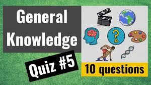 If you know, you know. General Knowledge Quiz 5 10 Fun Trivia Questions And Answers Youtube