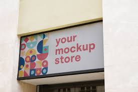 Download Mockup Sign Store City For Free Mockup Branding Design Signs