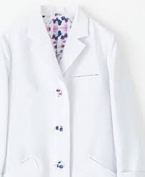Features a hidden button front, a clean round neck and large patch if you need your delivery more urgent contact one of our stockists and check if they have your desired pattern in stock. Women S Lab Coats Plantica Lab Coat Classico