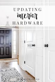 Updating Interior Door Hardware Farmhouse Interior Doors Garage Door Design Door Hardware Interior