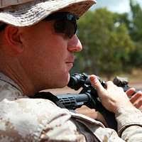 A U.S. Marine assigned to Special Purpose Marine Air-Ground