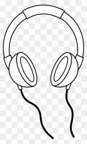Man listening to music with headphones vector illustration design. Headphones Clipart Black And White Transparent Png Clipart Images Free Download Clipartmax