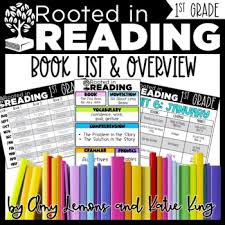 Find the 1st grade lesson plans included in our curriculum or learn how to make your own lesson plans for your first grader! Rooted In Reading 1st Grade Book List Overview Cover Pages Binder Spines
