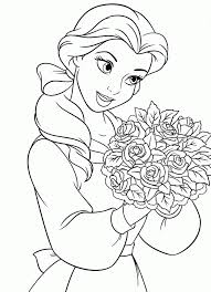 The spruce / wenjia tang take a break and have some fun with this collection of free, printable co. Coloring Pages Of Beauty And The Beast Coloring Home