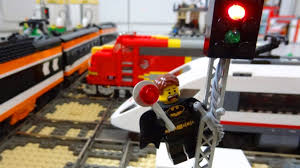 Lego Train Rail Crossing Fully Automated By Arduino Lego Trains Lego Train