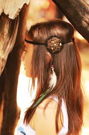 Black Dream Catcher Headband With Coloured Stones And Feathers Available Soon From Caughtdreams Com Black Dream Catcher Dream Catcher Hair Styles