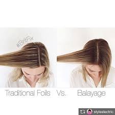 This Is A Perfect Example To See The Difference Between Traditional Highlights And Balayage Creating Softer Hair Styles Best Hair Salon Hair Color Techniques