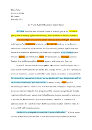 The soul purpose of education is to educate all students and give everyone equal opportunity as a means to education is the means in which people can prosper in society. Pdf Position Paper Supporting Teacher Tenure Ethan Fisher Academia Edu