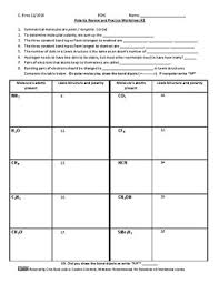 Even something as easy as guessing the. Bond And Molecular Polarity Worksheet Answers Chemical Bonding Polarity Ii Molecular Shape Quiz