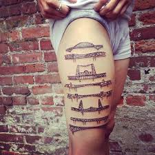Queernessandfeminism Bridge Tattoo Bridge Tattoo Tattoos Portland Tattoo