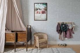 Stylish vintage children's room with a wooden moon and textile clouds. Gorgeous Vintage Children S Rooms With A Very Special Bed Paul Paula