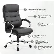 Soges Highback Office Executive Swivel Chair Desk Chair Black Leather Chair With Arms Bifma Certification Cye2 Black Leather Chair Swivel Chair Desk Desk Chair