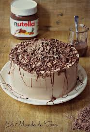 Pastel De Nutella Pecados De Reposteria Pastel De Nutella Nutella Tarta Nutella